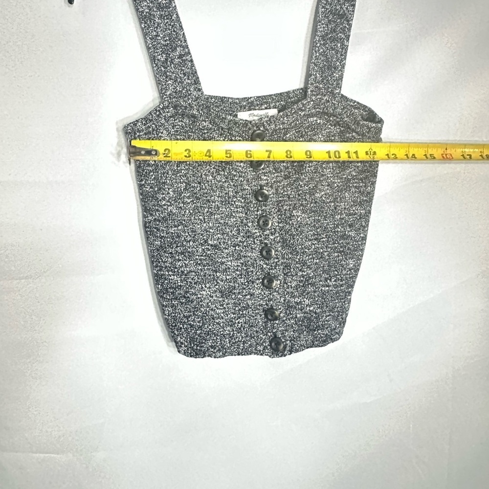 MADWELL Women's Gray Button-Down Top size XS pre owned Exellent condition - Picture 4 of 7